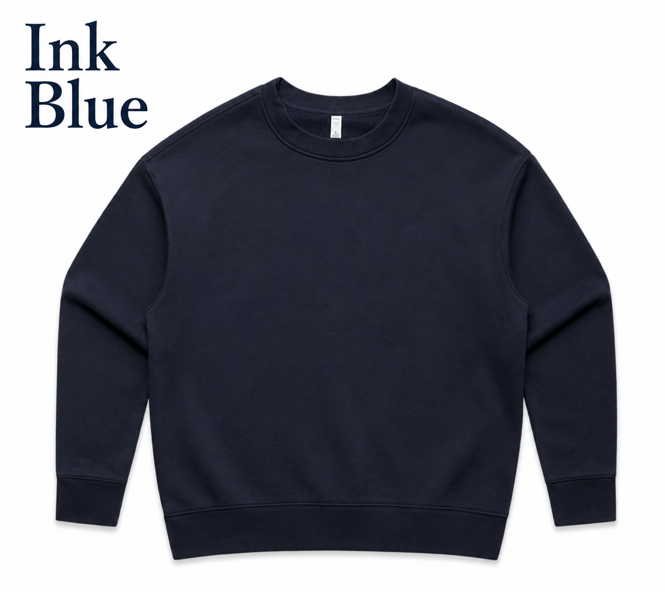 WOMENS RELAXED CREW- AS COLOURS