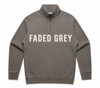 MENS STENCIL HALF ZIP- AS COLOURS