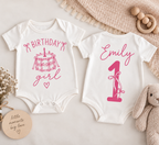 PERSONALISED BABY ROMPER- WHITE