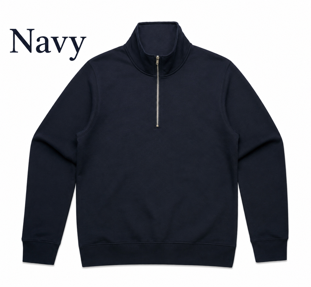 WOMENS HALF ZIP CREW- AS COLOURS