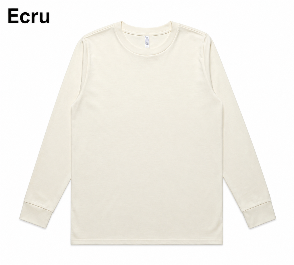 WOMENS L/S TEE- AS COLOURS