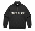 MENS STENCIL HALF ZIP- AS COLOURS