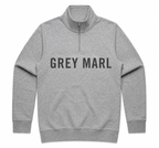 MENS STENCIL HALF ZIP- AS COLOURS