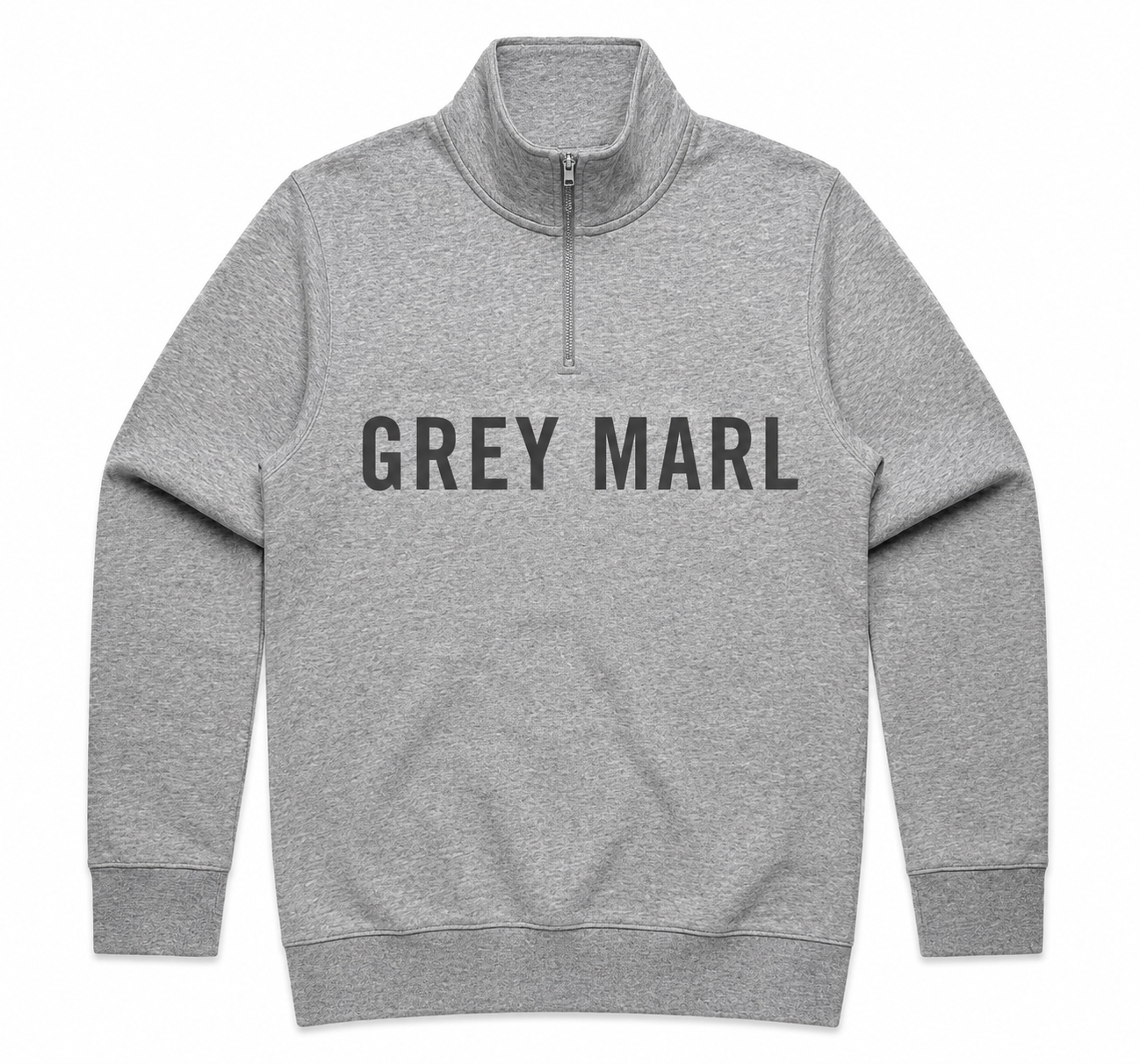 MENS STENCIL HALF ZIP- AS COLOURS