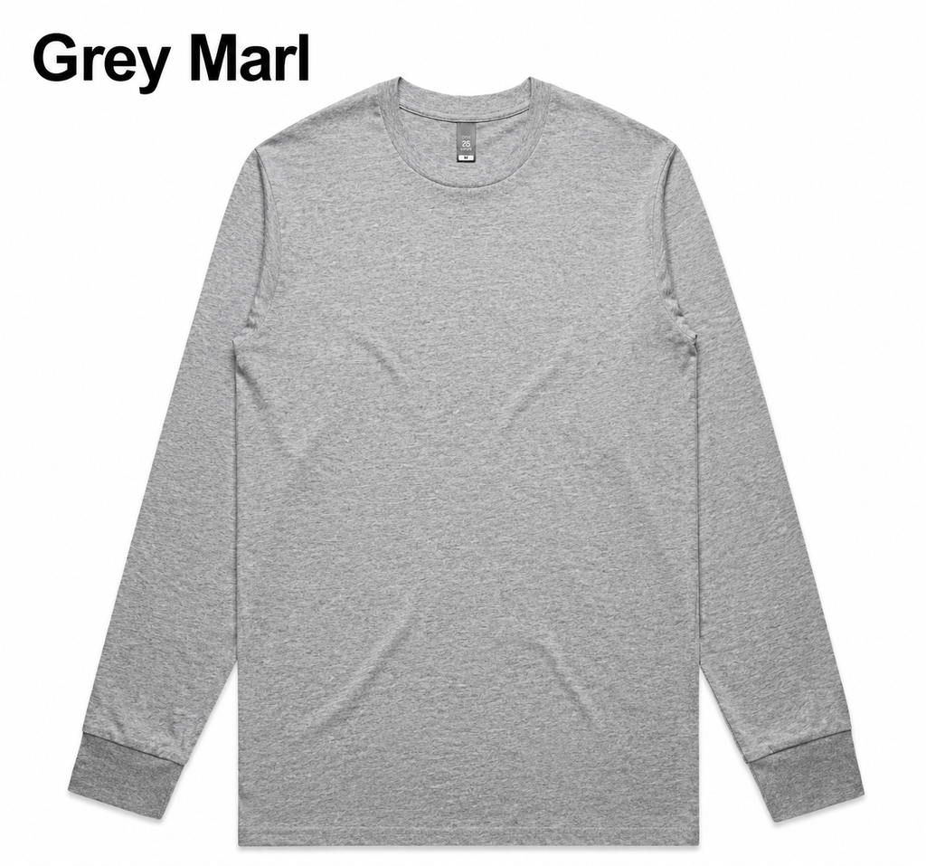 MENS CLASSIC CUFFED L/S TEE- AS COLOURS