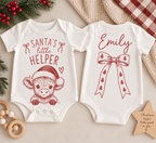 PERSONALISED BABY ROMPER- WHITE