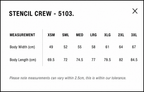 MENS STENCIL CREW- AS COLOURS