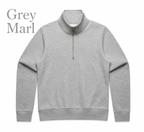 WOMENS HALF ZIP CREW- AS COLOURS