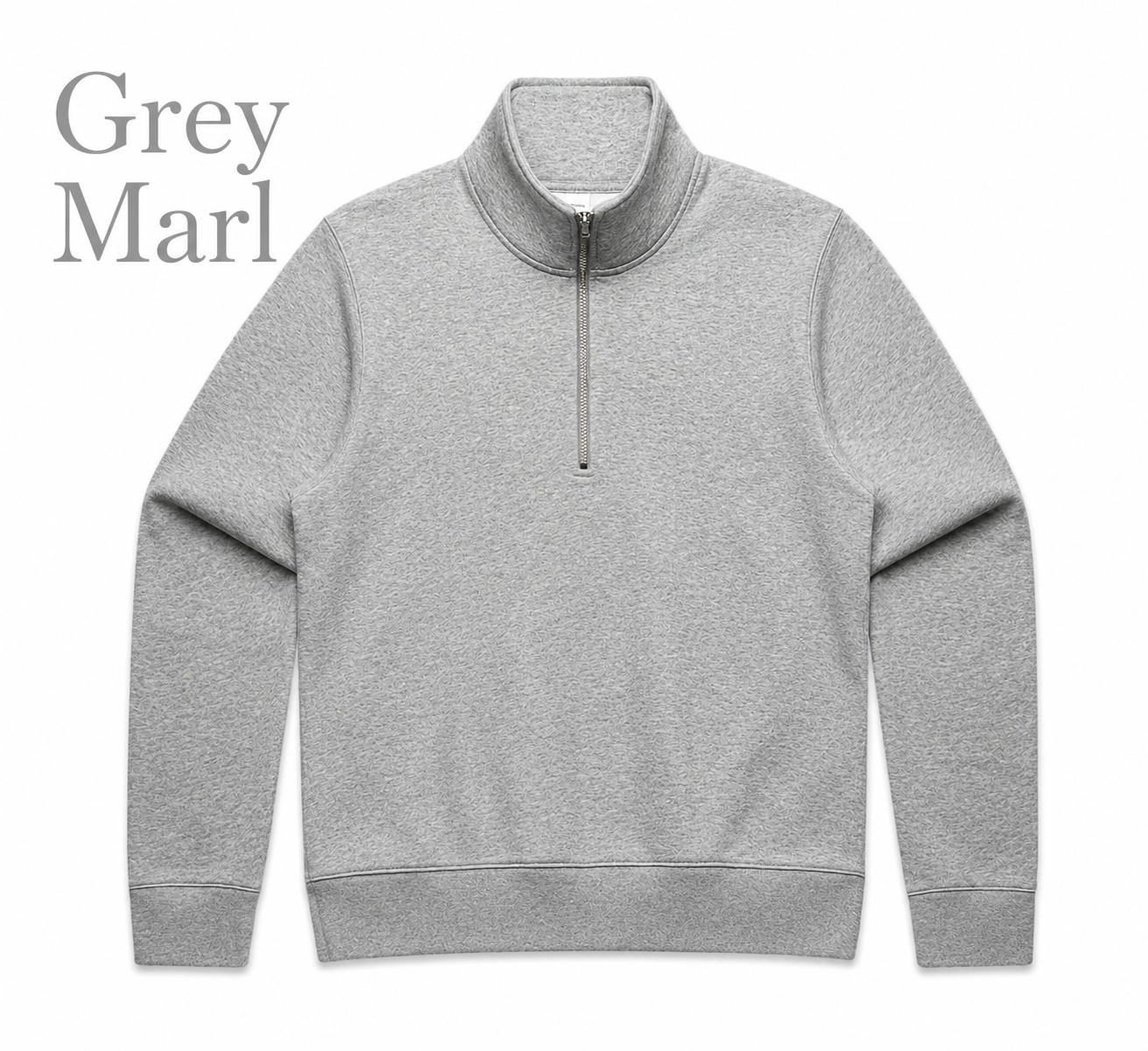 WOMENS HALF ZIP CREW- AS COLOURS