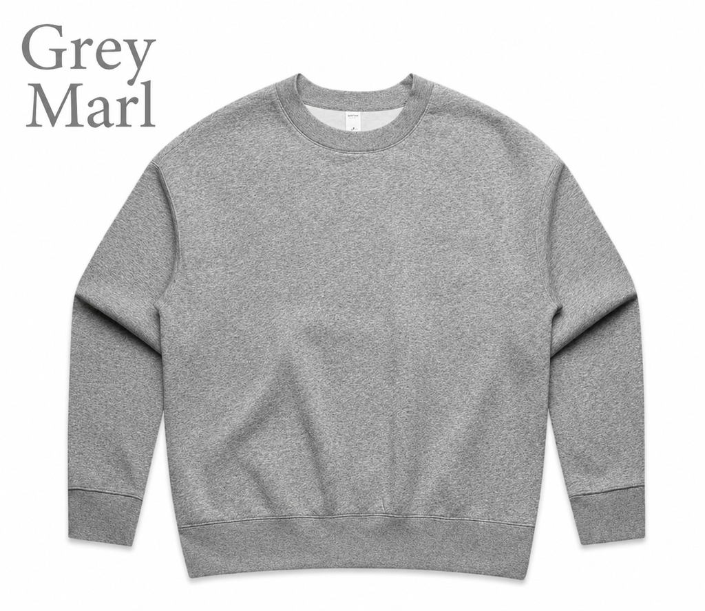 WOMENS RELAXED CREW- AS COLOURS